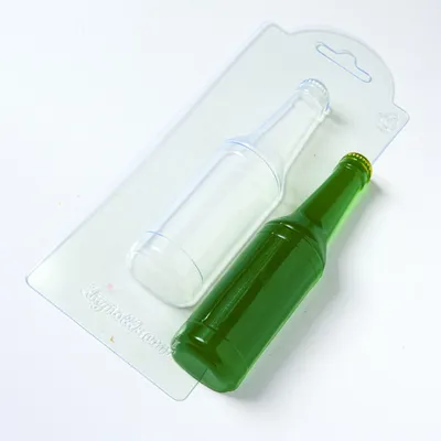 Бутылка пива форма пластиковая