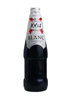 Пиво Kronenbourg 1664 Blanc светлое пастеризованное 0.46 л.ст/бутылка -  купить в Алматы, Алкогольный магазин | AlcoPlus.kz