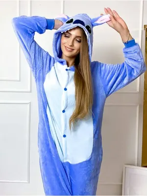 Детская пижама кигуруми стич синий на рост 110-140 см: 549 грн. - Одежда  для мальчиков Киев на Olx