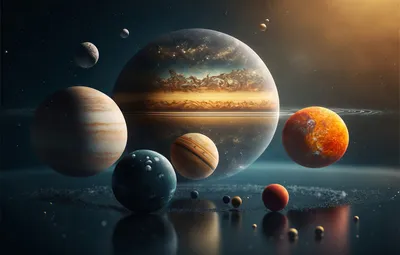Обои вселенная, планеты, звёзды, галактика, солнечная система картинки на  рабочий стол, раздел космос - скачать