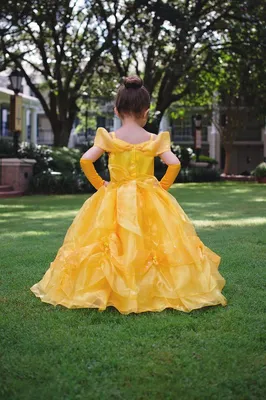 Light up Princess Belle Costume Dress - Uporpor