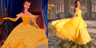 Belle's costumes don't fit the live-action Beauty and the Beast, but they  fit her brand - Vox