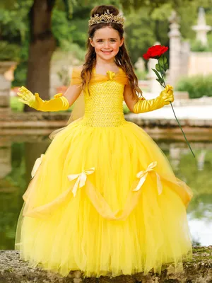 Light up Princess Belle Costume Dress - Uporpor