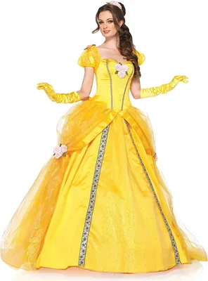Belle Disney Princess Beauty Beast Fancy Dress Up Halloween Deluxe Adult  Costume | eBay