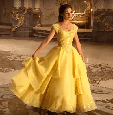 Emma's (“Belle's) yellow gown from Beauty and the Beast: A Costume Study –  Aria Couture