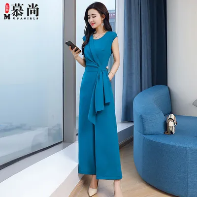 Купить Женские брюки Комбинезон 2020 летнее платье новой корейской версии  женщин Европейский станция мода темперамент костюм высокая талия широкую  ногу комбинезон брюки прилив в интернет-магазине с Таобао (Taobao) из  Китая, низкие цены |