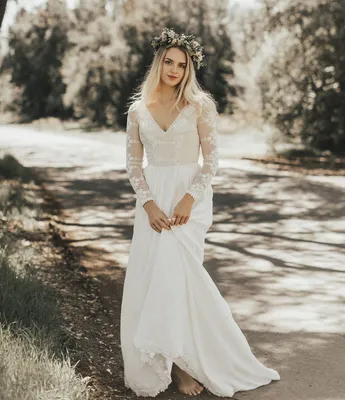 Mikado Wedding Dress Chloe with Front Slit – Olivia Bottega