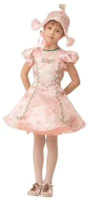 Детский карнавальный костюм Дюймовочка 5137 розовое платье для девочки  купить в интернет магазине