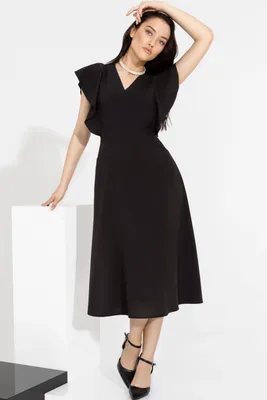 Чёрное женское платье CH-Анонс вечеринок (блэк) цена-3086 р. в интернет  магазине beauti-full.ru
