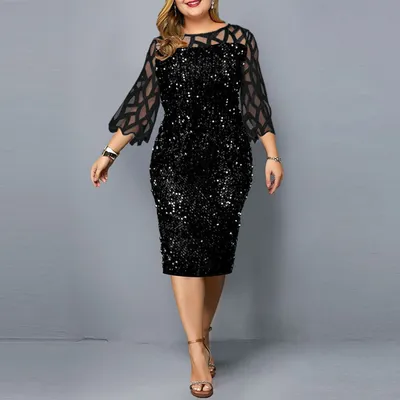 Бордовое вечернее платье для полных женщин VBS-100-2, купить в  интернет-магазине Е-Леди