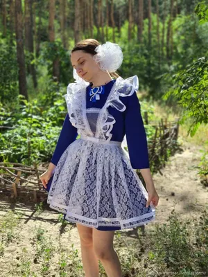 Фартук школьный School Dress Последний звонок - купить с доставкой по  выгодным ценам в интернет-магазине OZON (915447426)