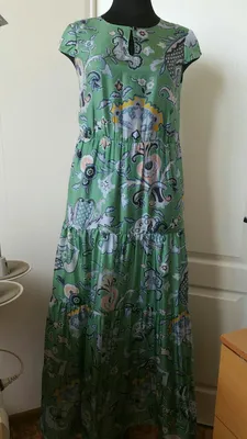 Длинное платье из ярусов - артикул B458057, цвет DARK NAVY - купить по цене  0 руб. в интернет-магазине Baon