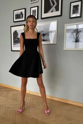 Платье из бархата, черный цвет, арт. 166170306-167 купить в  интернет-магазине CHARUEL