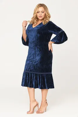 Вечернее платье бархат с кружевом купить по цене 2400 ₽ в интернет-магазине  KazanExpress