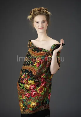 Платье из платка в славянском стиле купить в интернет-магазине