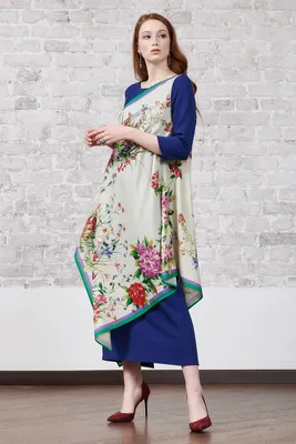 Платье-платок из сатина - купить по цене 2 105 руб. в интернет магазине  \"Восточная лавка\"