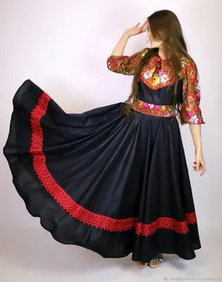 Русское платье для современной жизни | Платья, Платье из платка,  Традиционные платья