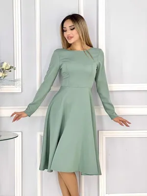 Купить Вечернее платье из ткани барби оптом по 820 KGS на KGMART.RU