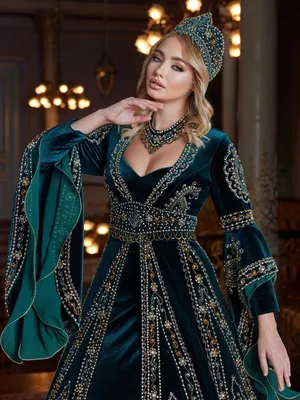 Kaftan Dress in Black