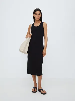Женское Трикотажное платье-майка на заклепках купить в онлайн магазине -  Unimarket