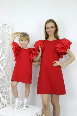 Family look мама и дочка Campari ♥ Шикарные платья мама дочка в темно синих  тонах Family look Оптом ~ Валентина Гладун