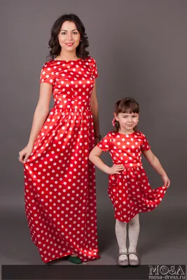 Платья Мама и дочка Family look (индивидуальный пошив) №510176 - купить в  Украине на Crafta.ua