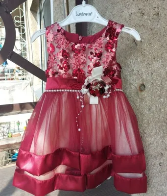 Нарядное платье для малышки на годик RP012 в интернет-магазине Е-Леди
