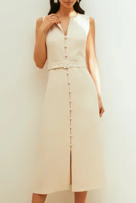 Элегантное платье на пуговицах 1254243561-61 - купить в интернет-магазине  LOVE REPUBLIC по цене: 999 ₽