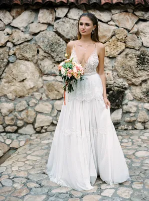Прозрачное свадебное платье с открытой спиной - Gentle Angel | Anna  Skoblikova - Свадебные платья - Вечерние Платья