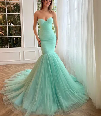 Turquoise Temptation Mermaid Dress | Teuta Matoshi