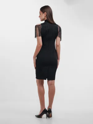 Платье женское с кисточками Myidol 1190 купить по низким ценам в  интернет-магазине Uzum (647125)