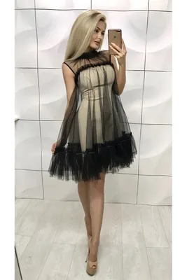 Платье с сеткой сверху, производитель Одесса, женская одежда оптом в  интернет-магазине citymoda.com.ua