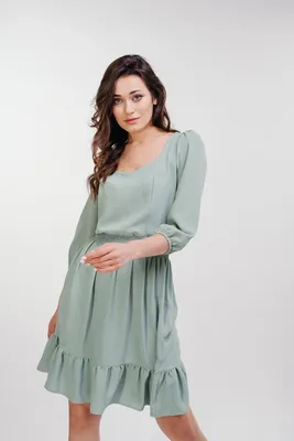 Сукня з воланом • Green Label Kyiv • Купуй онлайн зі знижкою!