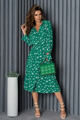 Платье с запахом зеленое: купить платье с запахом зеленое в  интернет-магазине issaplus.com