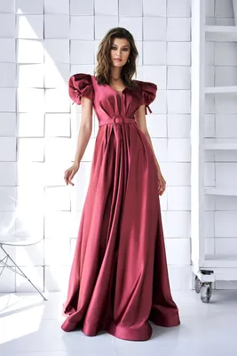 Бордовое платье с завышенной талией Sellini Banti — купить в Москве -  Свадебный ТЦ Вега