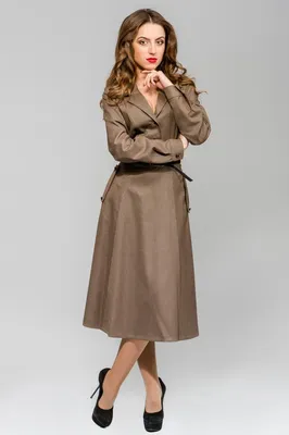 Женское платье Сафари осеннее офисное Rodionov 25750467 купить в  интернет-магазине Wildberries