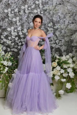 Женское кружевное бальное платье, сиреневое милое платье для девушек 15  лет, роскошное бальное платье из тюля, милое платье 16 | AliExpress