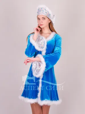Костюм снегурочки 642 женский купить в интернет-магазине: фото, описание,  отзывы