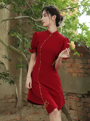 Черное летнее платье Ципао, винтажное женское платье Cheongsam, большие  размеры 3XL, сексуальное короткое китайское платье, Vestidos – лучшие  товары в онлайн-магазине Джум Гик