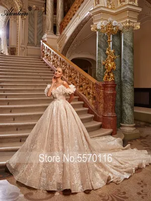 Купить вечернее платье 9078 цвета шампань по цене 19500 руб. в Москве в  интернет-магазине Принцесса