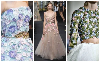 Как из сказки: украшаем платье цветами из шифона — BurdaStyle.ru
