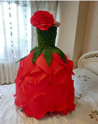 Платье в форме цветка (розовое)
