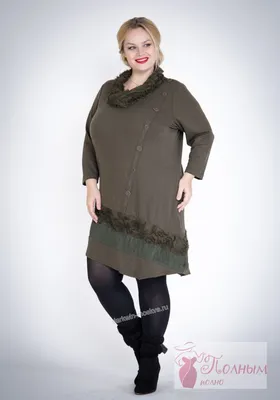 Платье-туника MAT fashion 7501.7085: купить в интернет-магазине «Большая  одежда» с доставкой