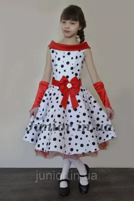 Нарядное Платье в Горох для Девочки.Стиляги. — Купить на BIGL.UA ᐉ Удобная  Доставка (662474363)