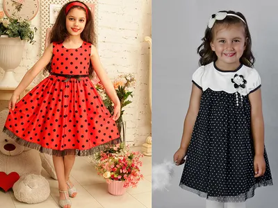 Платье в горошек для девочек – универсальный наряд для любого праздника |  Мода от Кутюр.Ru