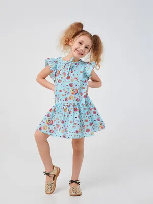Платье мини SMIL smil_120350-puzyrki для детей, цвет: Голубой - купить в  Киеве, Украине в магазине Intertop: цена, фото, отзывы