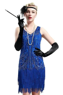 Роскошное платье в стиле Гэтсби или американской моды 20-х годов. Платье с  бахромой смотрится безумно утонченно💣💎🎀 купить, отзывы, фото, доставка -