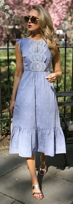 30 Dresses in 30 Days: Garden Party | Nice dresses, Blue dress casual,  Casual dresses