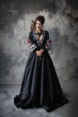 Вышиванка чёрная (974-D) - Safo Dress Оренда суконь