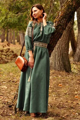 Купить Льняное платье-Вышиванка женское с вышивкой, Украинское платье  Вышитая сукня Вышиванки, Вышитое Платье, Вышитая одежда | Joom